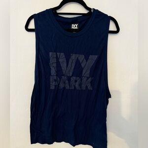 Navy Ivy Park Muscle Tank
